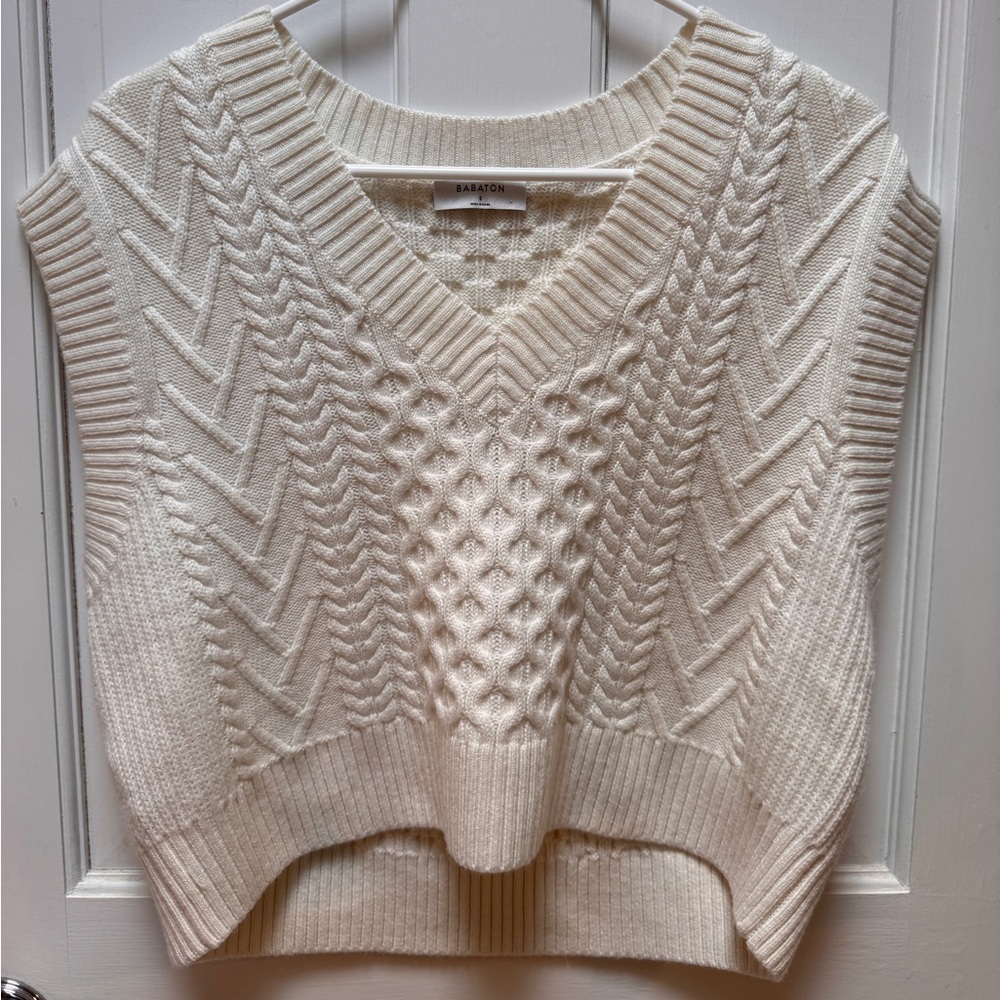 Babaton Aritzia Merino Wool Sweater Vest